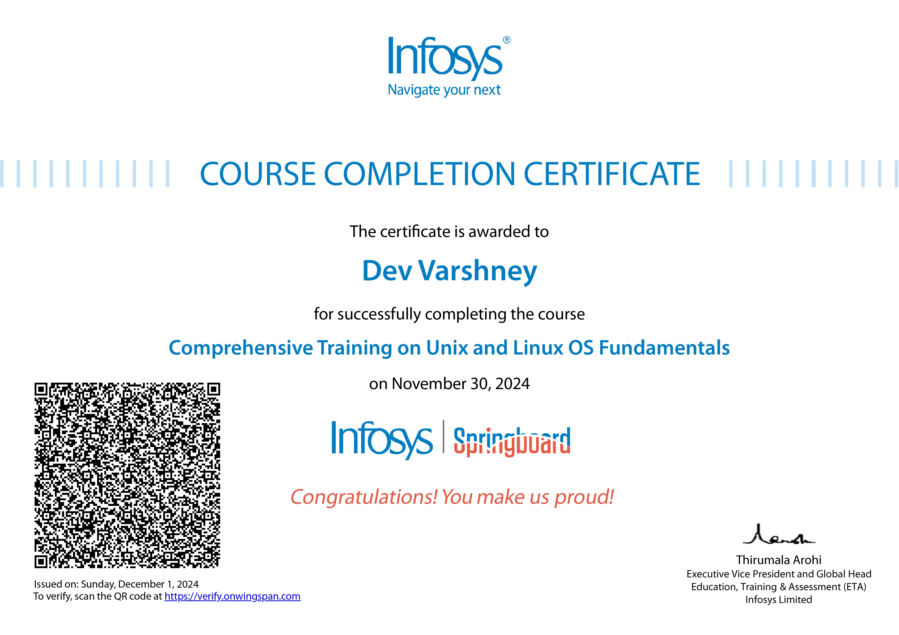 Linux Certificate